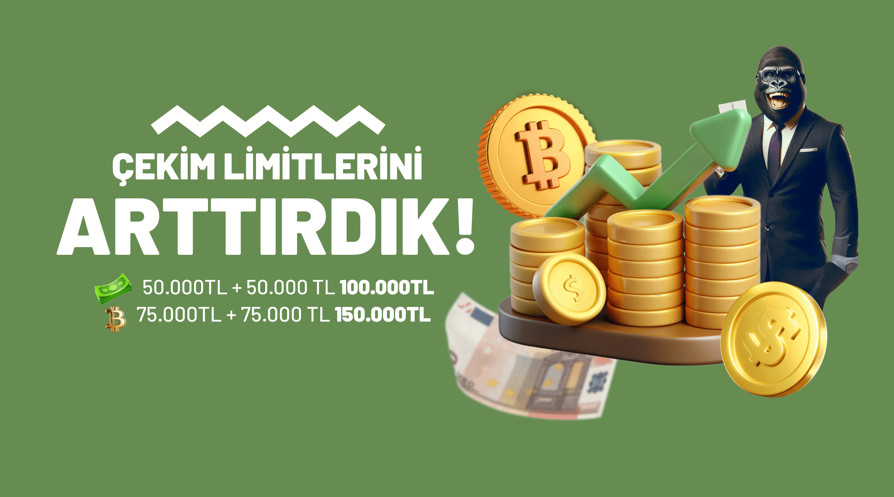 Çekim Limitleri Artırıldı